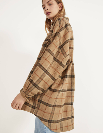 Hemdjacke mit Karomuster